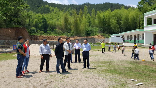 何族兴董事长赴平岭村开展扶贫调研活动
